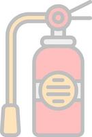 conception d'icône de vecteur d'extincteur