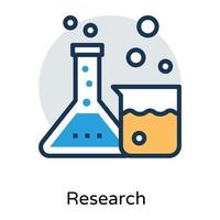 appareil de laboratoire à la mode vecteur