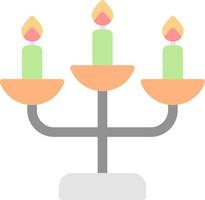 conception d'icône de vecteur de candélabre