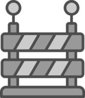 conception d'icône de vecteur de barrière