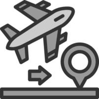 conception d'icône de vecteur de vols intérieurs