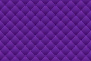 fond de vecteur de texture de cuir de tapisserie d'ameublement de luxe violet. modèle sans couture matelassé avec des perles.