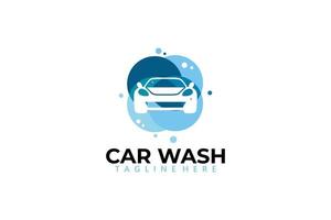 vecteur d'icône de logo de lavage de voiture isolé