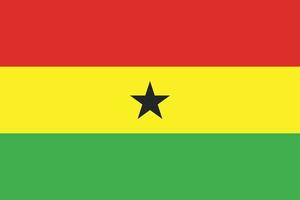 conception du drapeau du ghana vecteur