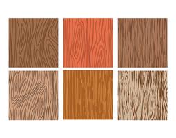 Jeu de vector woodgrain