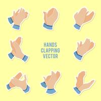 Mains Clapping Vectors