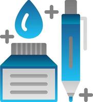 conception d'icônes vectorielles stylo et encre vecteur