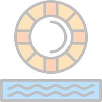 conception d'icône de vecteur de bouée de sauvetage