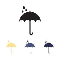icône parapluie avec goutte d'eau pour projet de conception graphique. vecteur