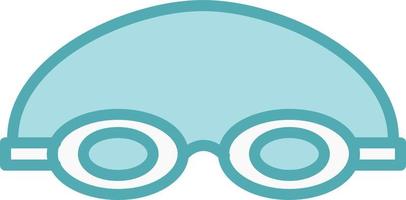 icône de vecteur de lunettes de nageurs