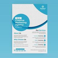 publication et bannière de médias de marketing numérique créatif pour les entreprises vecteur