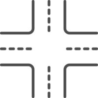 icône de vecteur carrefour