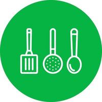 icône de vecteur d'outils de cuisine