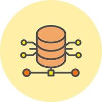 icône de vecteur de base de données