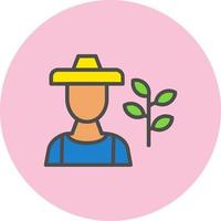 icône de vecteur d'agriculteur