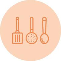 icône de vecteur d'outils de cuisine