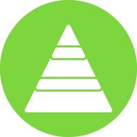 conception d'icône vecteur pyramide