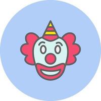 icône de vecteur de clown