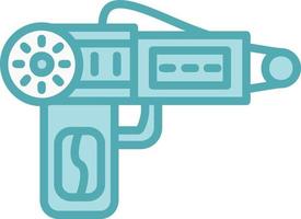 icône de vecteur de pistolet spatial