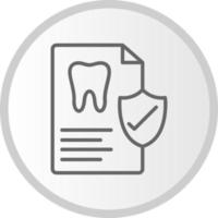 icône de vecteur d'assurance dentaire