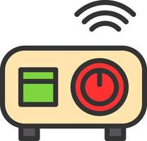 conception d'icône de vecteur de projecteur vidéo