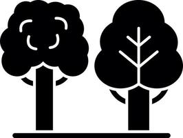 conception d'icône de vecteur d'arbres