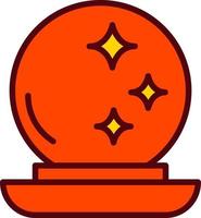 icône de vecteur de boule magique