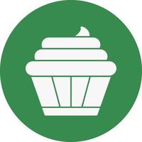 conception d'icône de vecteur de cupcakes