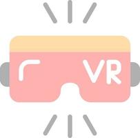 conception d'icônes vectorielles de réalité virtuelle vecteur