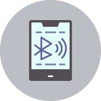 icône de vecteur de signaux bluetooth