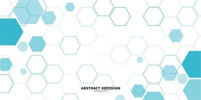 motif abstrait de cadre en nid d'abeille pour l'espace de copie et l'arrière-plan. conception de bannière propre et minimaliste dans un style technologique futuriste vecteur