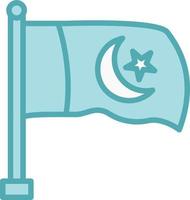 icône de vecteur de drapeau du pakistan