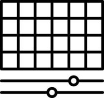 conception d'icône vectorielle de réglage des couleurs vecteur