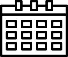 calendrier icône vecteur conception