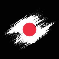 vecteur de drapeau grunge japon professionnel