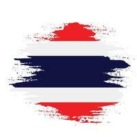 conception abstraite colorée de drapeau de la thaïlande vecteur