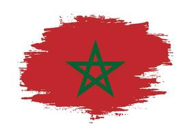 résumé, maroc, grunge, drapeau vecteur