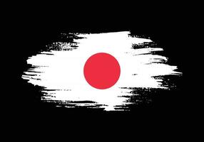 nouveau vecteur de drapeau japon texture colorée