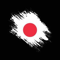 vecteur de drapeau grunge japon professionnel