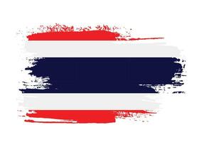 nouveau drapeau abstrait coloré de la thaïlande vecteur