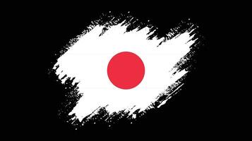 coup de pinceau gratuit japon drapeau image vectorielle vecteur