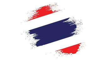 vecteur de drapeau abstrait nouvelle thaïlande