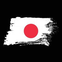 conception de drapeau japon abstrait coloré vecteur
