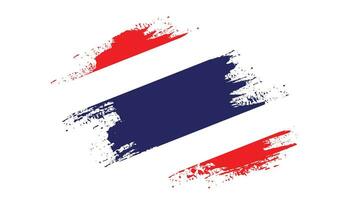 vecteur de drapeau abstrait nouvelle thaïlande