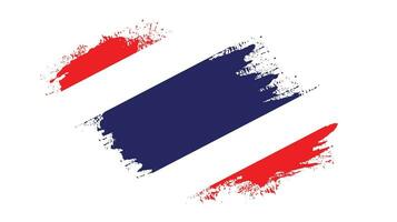 vecteur de drapeau abstrait nouvelle thaïlande