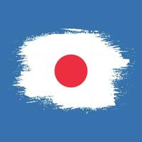 nouveau vecteur de drapeau japon splash vintage
