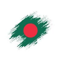 vecteur de drapeau de texture professionnelle bangladesh