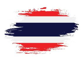 cadre de vecteur de brosse gratuit drapeau de la thaïlande