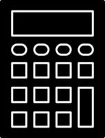 conception d'icône de vecteur de calculatrice