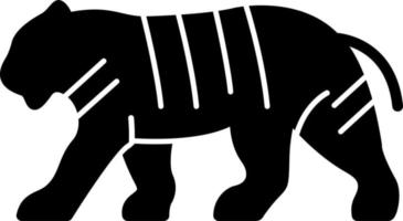 conception d'icône de vecteur de tigre
